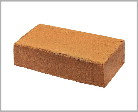 Cocopeat Block / Coir Block - 650 Grams - Expands up to 3.5 Liters